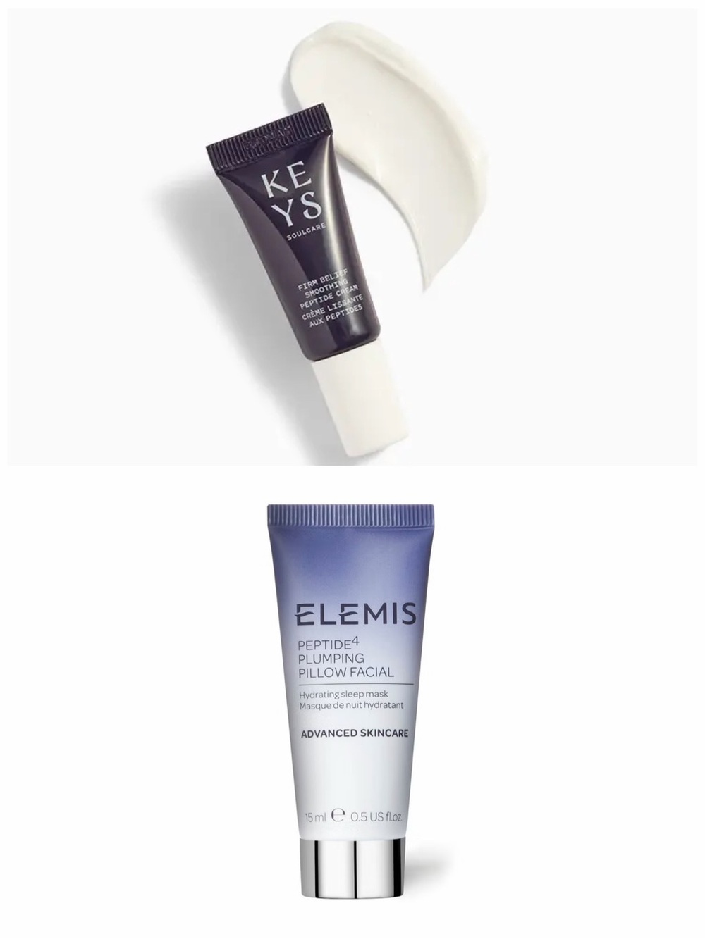 ELEMIS Peptide⁴ Plumping Pillow Facial & KEYS Smoothing Cream